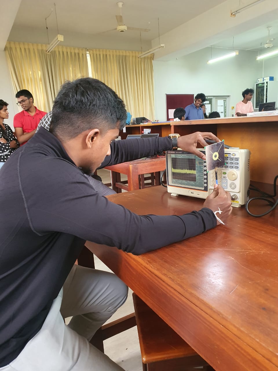 GPS Antenna Testing Setup with nanoVNA